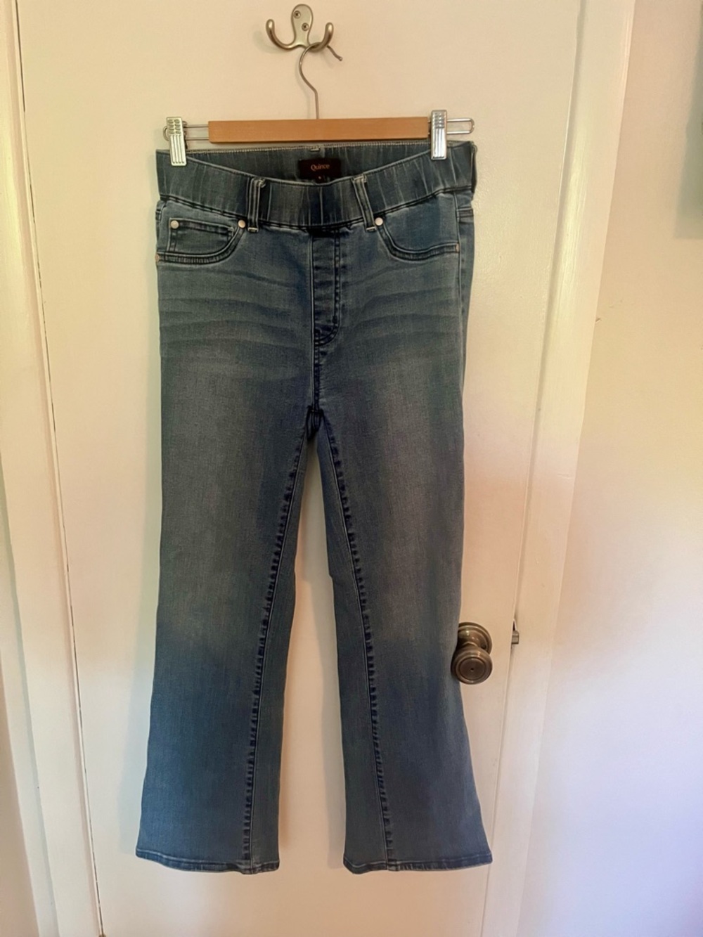 Quince Nina Pull-On Stretch Kick Flare Size Small